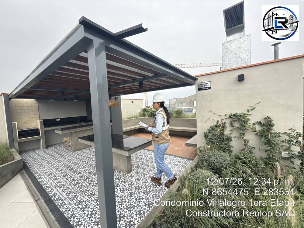 Terraza y zona de parrillas